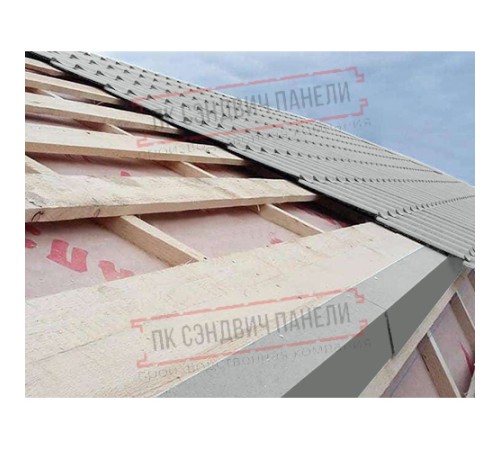 Планка карнизная 100х69х2000 ПРМ-9006-0.5