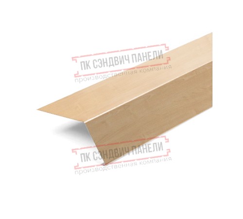 Планка карнизная 100х69х2000 ECOSTEEL-Клен-0.5