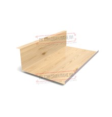 Планка примыкания нижняя 250х122х2000 ECOSTEEL_T-Сосна-0.5