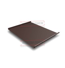 Фальц двойной стоячий 0,5 Satin RAL8017 шоколад