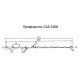 Продольно гнутый профнастил для укрытий конвейеров С18ПГ-1023, 0,6, нержавеющий