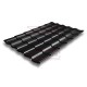 Металлочерепица Кредо RAL9005 Quarzit lite-0,5