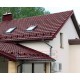 Металлочерепица Квинта плюс 3D RAL3005 Quarzit lite-0,5