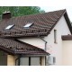 Металлочерепица Квинта плюс 3D RAL8017 Quarzit lite-0,5