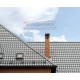 Металлочерепица Ламонтерра RAL9006 Полиэстер-0.5