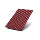 Профилированный лист МП18х1100 Призма RAL-3011-0.5