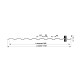 Перфорированный профнастил Т18DR-0,55 Полиуретан