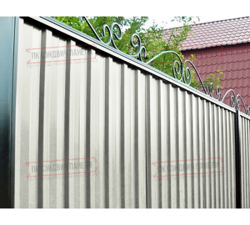 Профилированный лист С-15-1190-0.5 (с гранью) (Rooftop Matte) RAL 9002