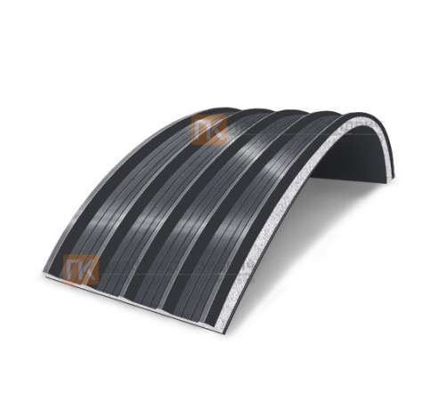 Сэндвич-панели арочные с пенополистиролом, ширина 1000 мм, толщина 50 мм, 0.5/0.5, RAL7024