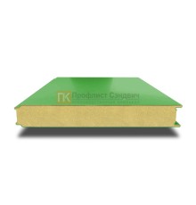 Сэндвич панели гладкие с пенополиизоциануратом, ширина 1200 мм, толщина 200 мм, 0.5/0.5, RAL6018