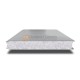 Сэндвич панели гладкие с пенополистиролом, ширина 1000 мм, толщина 30 мм, 0.5/0.5, RAL7004