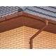 Софит металлический центральная перфорация 0,45 Drap с пленкой RAL 8004 терракота