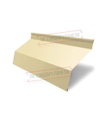 Ламель жалюзи Milan new 0,45 PE с пленкой RAL 1014 слоновая кость