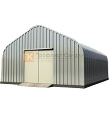 Сборно разборный ангар модель A 7.6x3.5, 2.4x2.4, 6.0