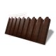Профнастил фигурный С20 - 0,45 Окрас - Б, Print Elite Choco Wood.