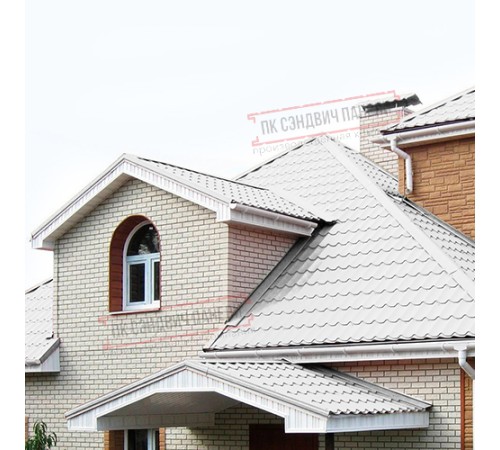 Планка примыкания нижняя 250х122х2000 ПЛ-9010-0.5