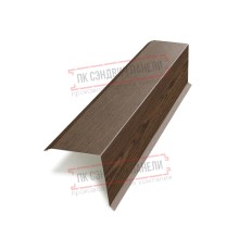 Планка торцевая 95х120х2000 ECOSTEEL-МореныйДуб-0.5