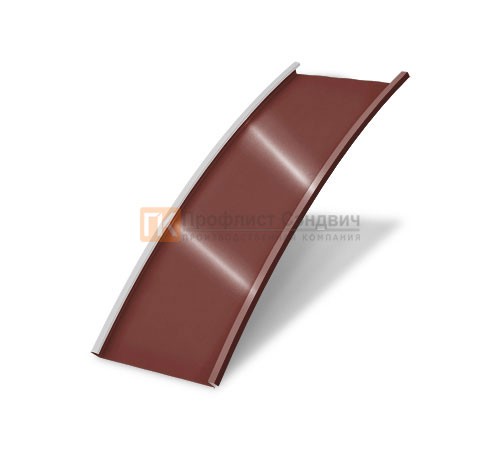 Продольно гнутый фальц гладкий 0,5 RR 29 GreenCoat Pural