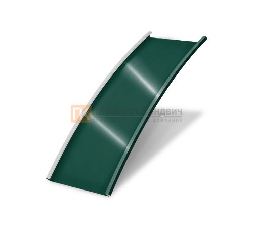 Продольно гнутый фальц гладкий 0,5 RAL 6005 Satin