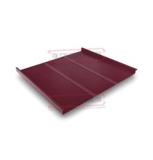 Фальц двойной стоячий Line 0,5 Satin Мatt RAL3005 красное вино