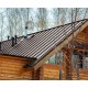 Кликфальц Line 0,5 Quarzit lite RAL8017 шоколад с пленкой на замках