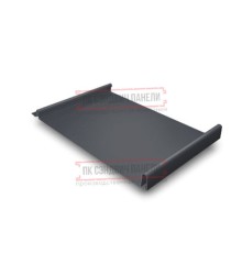 Кликфальц GL 0,5 GreenCoat Pural BT RR23 темно-серый (RAL7024 мокрый асфальт) с пленкой на замках