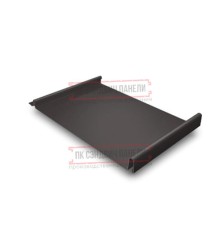 Кликфальц 0,5 Satin RR32 темно-коричневый с пленкой на замках
