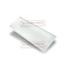 Кликфальц mini 0,5 Satin RAL9003 сигнальный белый с пленкой на замках