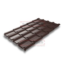 Металлочерепица Камея RAL8017 Quarzit Pro Matt-0.5