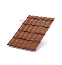Металлочерепица Макси RAL8004 Norman-0.5