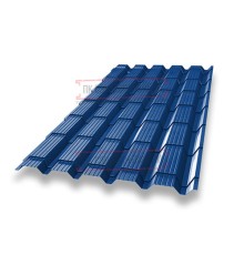 Металлочерепица Монкатта RAL5005 Полиэстер-0,45