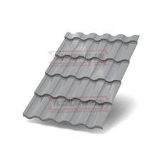 Металлочерепица Монтекристо-SL RAL7004 Norman-0.5