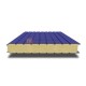 Сэндвич-панель для холодильных камер с пенополиуретаном, ширина 1000 мм, толщина 60 мм, 0.5/0.5, RAL5002
