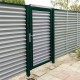 Калитка Жалюзи 2,0х1 RAL 6005 без заполнения