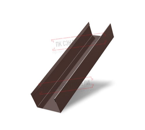 Стойка жалюзи Milan,Tokyo 0,5 Velur RAL 8017 шоколад
