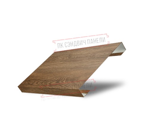 Ламель лицевая 150 жалюзи Texas 0,45 Print Elite Antique Wood