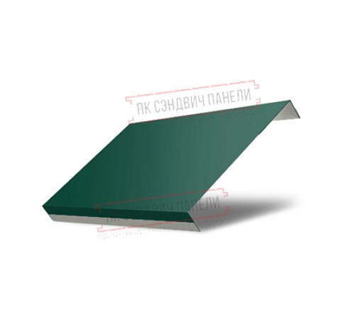 Ламель обратная 150 жалюзи Texas 0,45 Drap RAL 6005 зеленый мох
