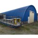Профнастил H112ПГ-1.0, для бескаркасных ангаров, Полиэстер RAL 5005