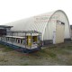 Профнастил H112ПГ-0.7, для бескаркасных ангаров, Полиэстер RAL 9002.
