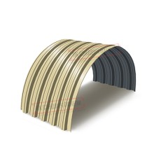 Профнастил НС35ПГ-0.7, Ширина-1100, Полиэстер RAL1014